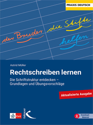 cover image of Rechtschreiben lernen